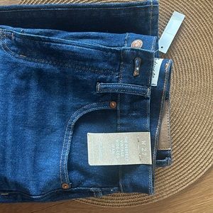 Madewell perfect vintage wide leg jeans chartwood dark wash